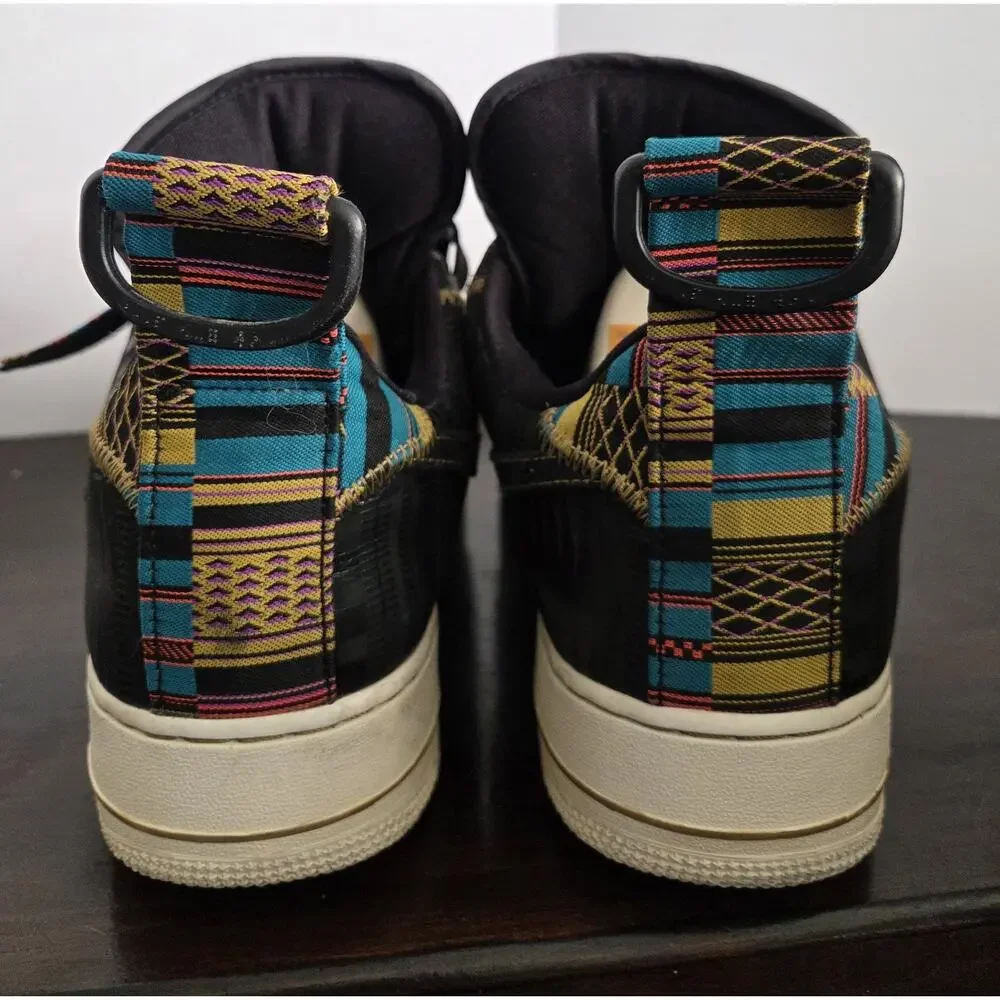 Nike AIR Force 1 Utility BHM QS Men's BV7783 001 Size 14